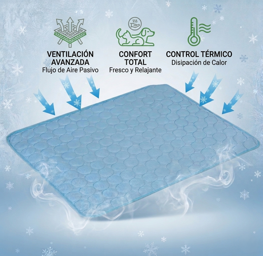 Pawra Cool Pad — Manta refrescante de triple capa