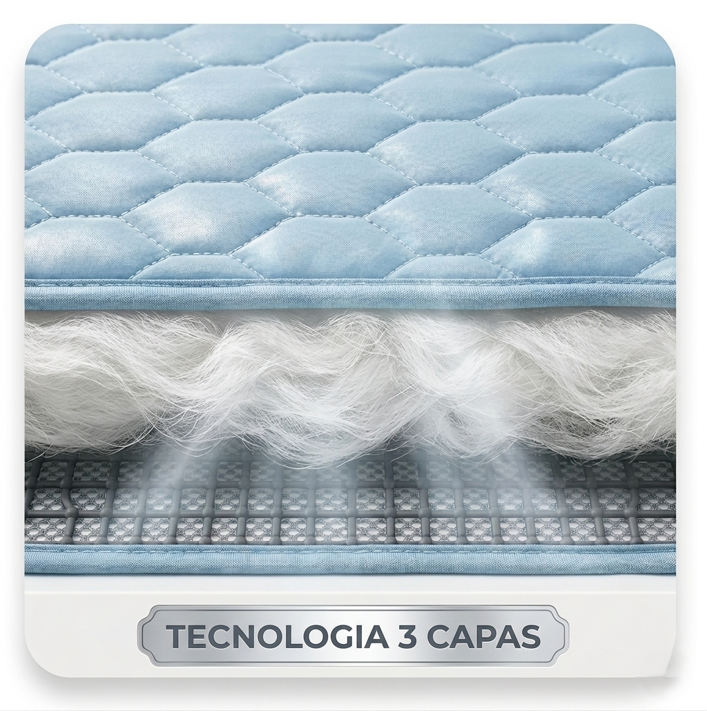 Pawra Cool Pad — Manta refrescante de triple capa
